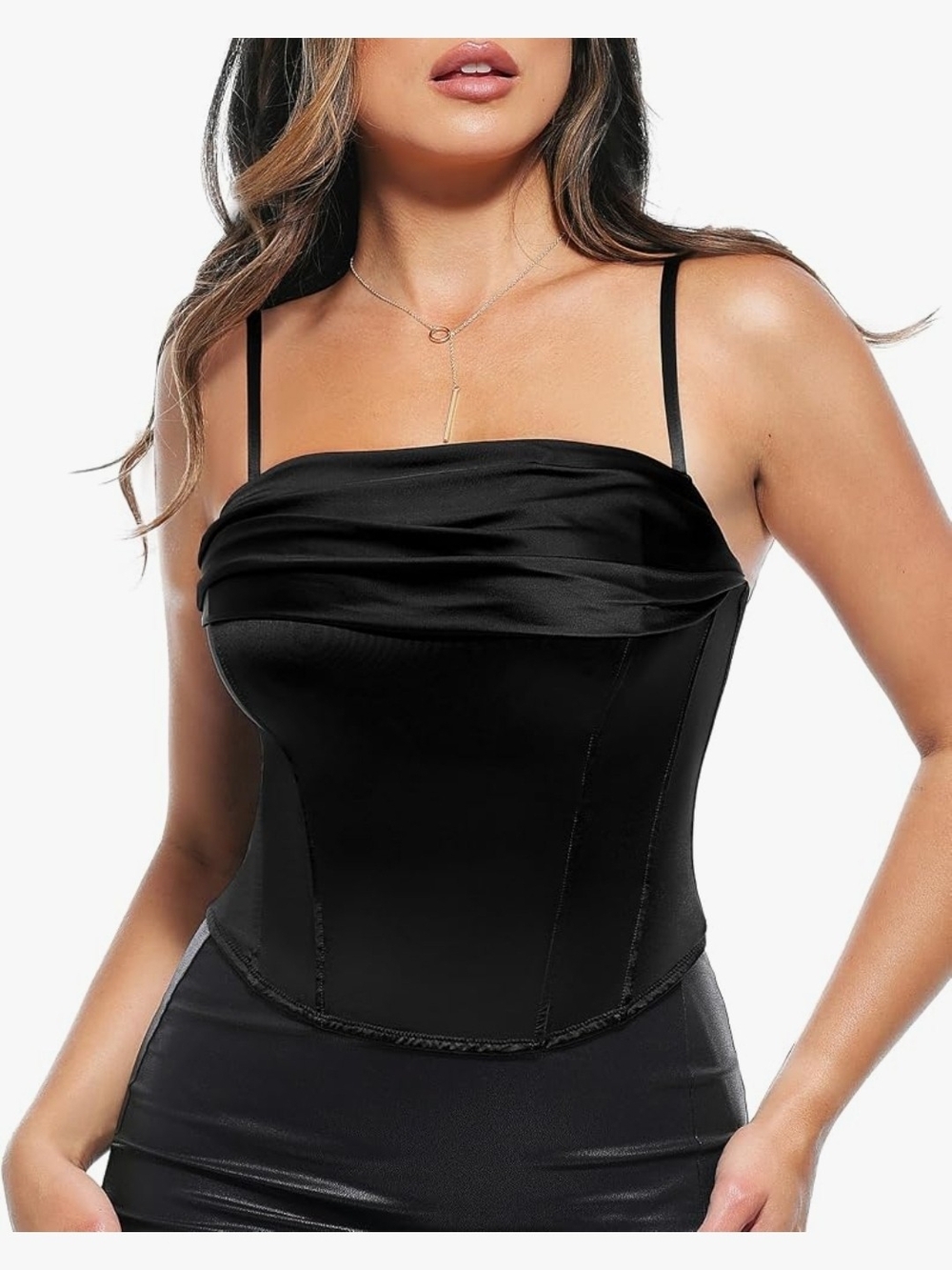 Popilush Large Corset Tops for Women Shapewear Tummy Control Camisole
Built-in B